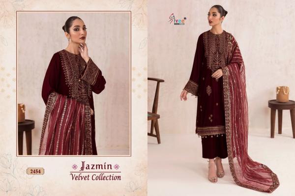 Shree Jazmin Velvet Designer Collection Pakistani Salwar Suits